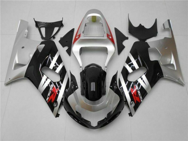 Billige Silber GSXR 600 / 750 K1 K2 K3 2001-2003 Motorrad Verkleidungen Billige Silber GSXR 600 / 750 K1 K2 K3 2001-2003 Motorrad Verkleidungen