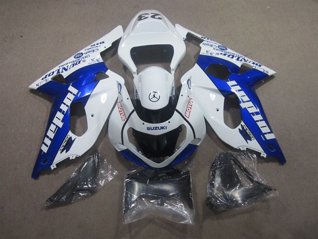 Billige Weiß Blau Motul GSXR 600 K1 K2 K3 2001-2003 Motorrad Verkleidung Billige Weiß Blau Motul GSXR 600 K1 K2 K3 2001-2003 Motorrad Verkleidung