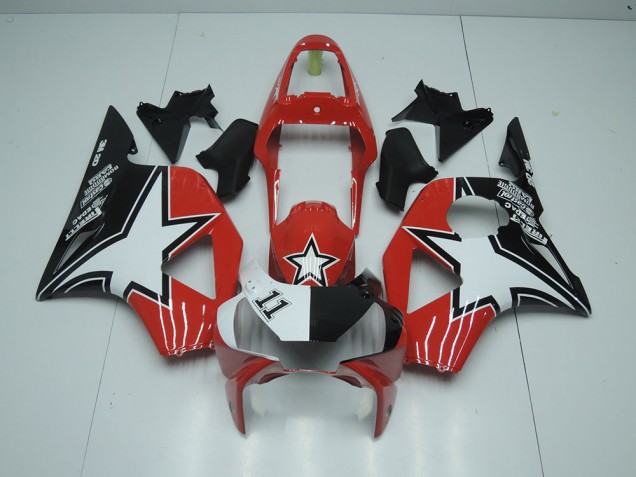 Billige Schwarz Roter Stern CBR 900 RR 954 2002-2003 Motorrad Verkleidungen