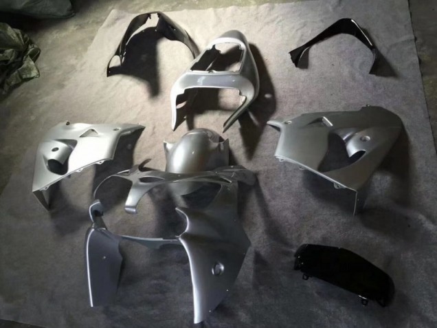 Billige Silber Glänzend Schwarz ZX9R 2002-2003 Motorrad Verkleidung