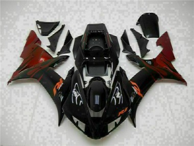Billige Schwarz R1 2002-2003 Verkleidungen