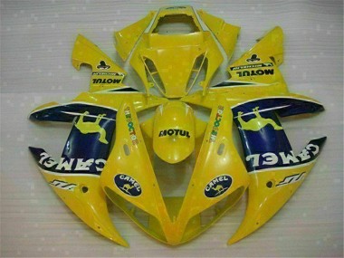 Billige Gelb R1 2002-2003 Motorrad Verkleidungen