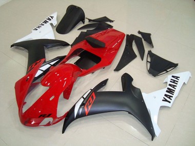 Billige Matt Schwarz Rot R1 2002-2003 Motorrad Verkleidungen