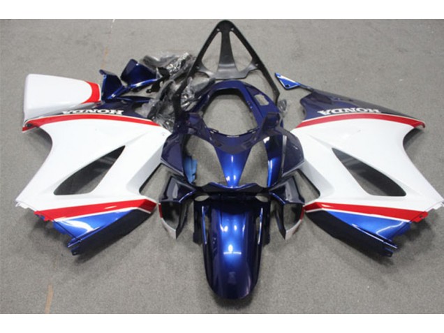 Billige Blau Weiß VFR 800 2002-2013 Motorrad Verkleidungen Billige Blau Weiß VFR 800 2002-2013 Motorrad Verkleidungen