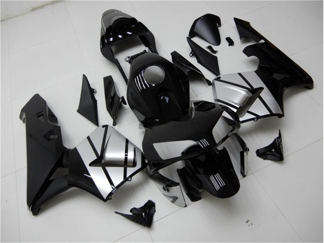 Billige Schwarz Silber CBR 600 RR 2003-2004 Motorrad Verkleidungen Billige Schwarz Silber CBR 600 RR 2003-2004 Motorrad Verkleidungen