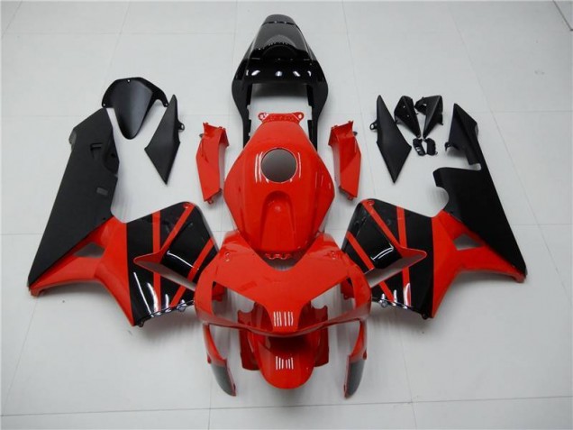 Billige Rot Schwarz CBR 600 RR 2003-2004 Motorrad Verkleidungen Komplett Sets