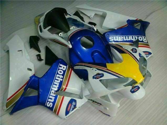 Billige Blau Weiß Rothmans CBR 600 RR 2003-2004 Motorrad Verkleidungen