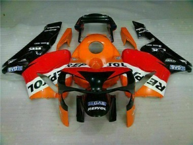 Billige Orange Repsol CBR 600 RR 2003-2004 Motorrad Verkleidungen