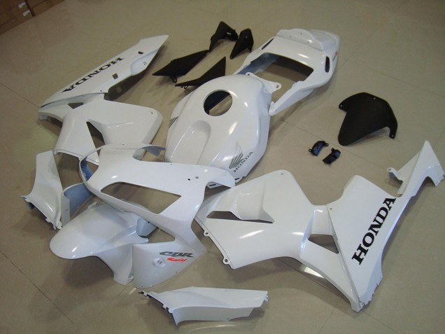 Billige Weiß Schwarz Aufkleber CBR 600 RR 2003-2004 Motorrad Verkleidungen