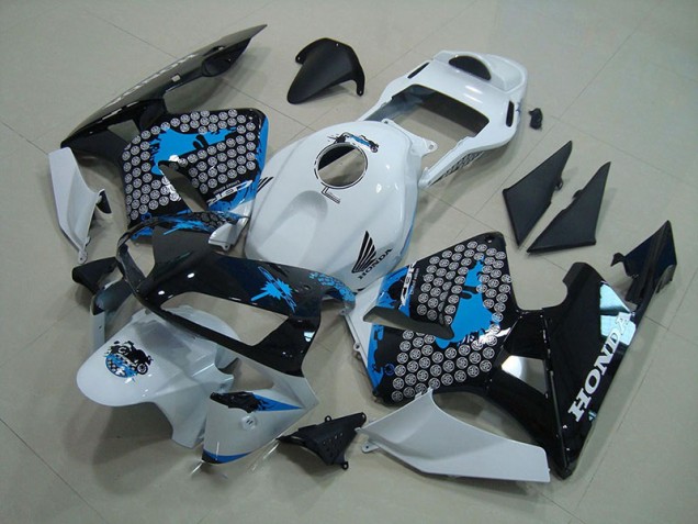 Billige Weiß Schwarz Blau CBR 600 RR 2003-2004 Motorrad Verkleidungen