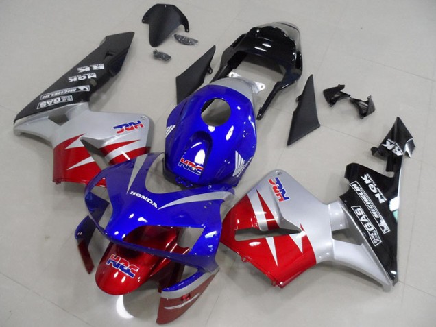 Billige Rot Silber Blau CBR 600 RR 2003-2004 Motorrad Verkleidungen