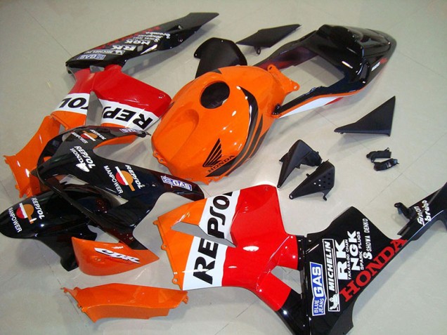 Billige Repsol CBR 600 RR 2003-2004 Motorrad Verkleidungen Komplett Sets