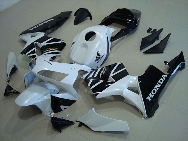 Billige Weiß Schwarz CBR 600 RR 2003-2004 Motorrad Verkleidungen