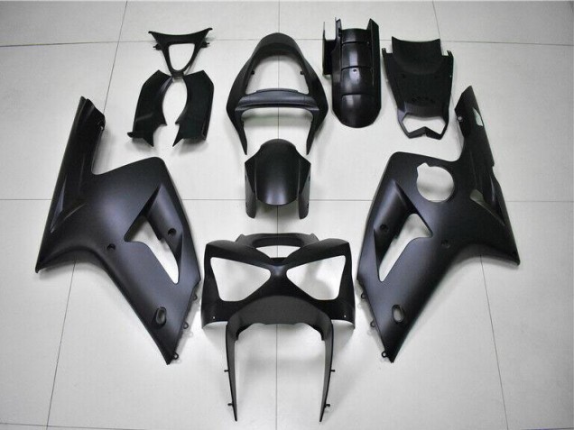 Billige Matt Schwarz ZX6R 2003-2004 Motorrad Verkleidungen
