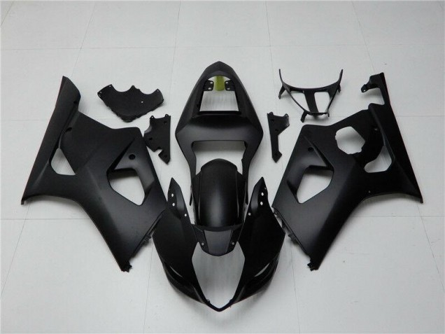 Billige Matt Schwarz GSXR 1000 K3 2003-2004 Motorrad Vollverkleidung Billige Matt Schwarz GSXR 1000 K3 2003-2004 Motorrad Vollverkleidung