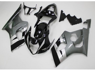 Billige Schwarz Grau GSXR 1000 K3 2003-2004 Motorrad Verkleidungen