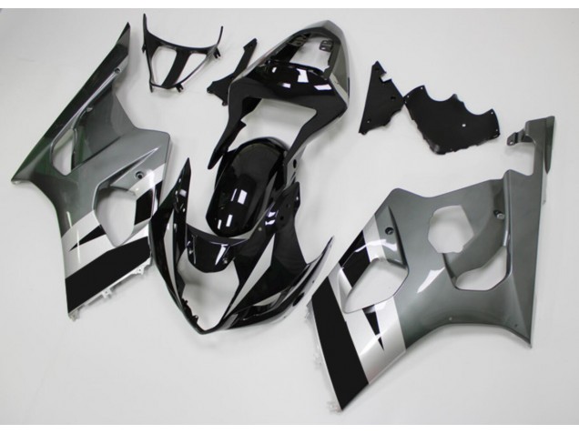 Billige Schwarz Grau GSXR 1000 K3 2003-2004 Motorrad Verkleidungen Billige Schwarz Grau GSXR 1000 K3 2003-2004 Motorrad Verkleidungen