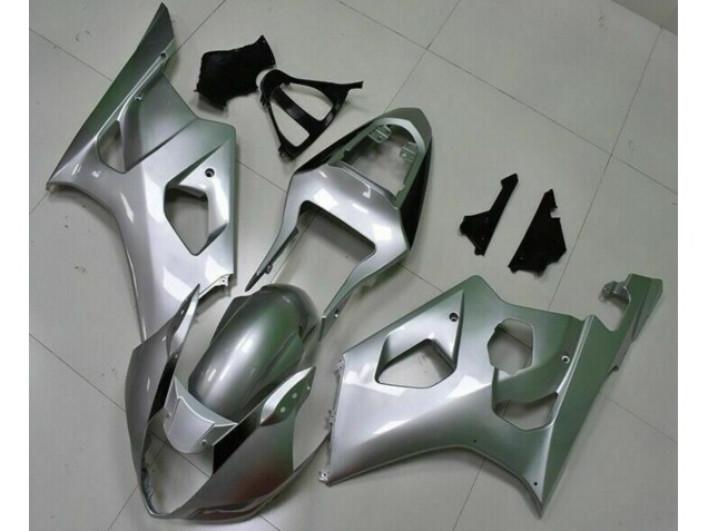 Billige Silber GSXR 1000 K3 2003-2004 Motorrad Verkleidungen Komplett Sets Billige Silber GSXR 1000 K3 2003-2004 Motorrad Verkleidungen Komplett Sets