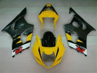 Billige Gelb Schwarz GSXR 1000 K3 2003-2004 Motorrad Verkleidungen