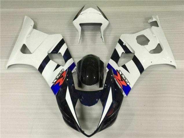 Billige Weiß Schwarz GSXR 1000 K3 2003-2004 Motorrad Verkleidungen Komplett Sets Billige Weiß Schwarz GSXR 1000 K3 2003-2004 Motorrad Verkleidungen Komplett Sets