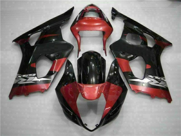 Billige Rot Schwarz GSXR 1000 K3 2003-2004 Motorrad Verkleidungen Billige Rot Schwarz GSXR 1000 K3 2003-2004 Motorrad Verkleidungen