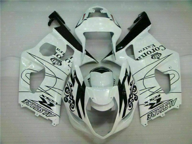 Billige Weiß GSXR 1000 K3 2003-2004 Motorrad Vollverkleidung Billige Weiß GSXR 1000 K3 2003-2004 Motorrad Vollverkleidung