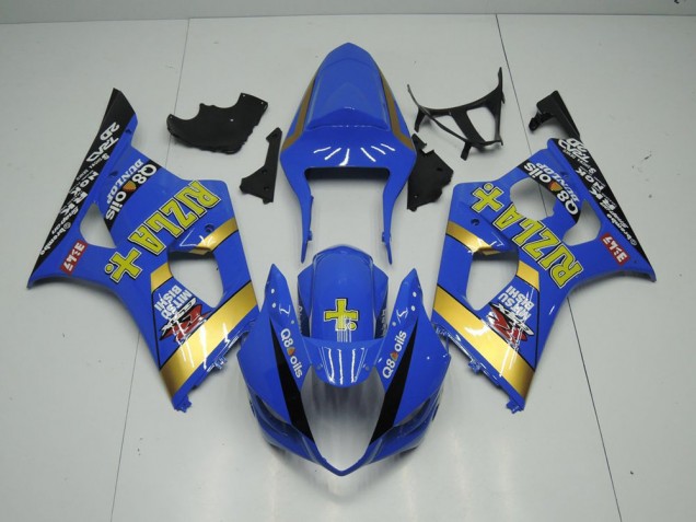 Billige Blau Rizla GSXR 1000 K3 2003-2004 Motorrad Verkleidungen Billige Blau Rizla GSXR 1000 K3 2003-2004 Motorrad Verkleidungen