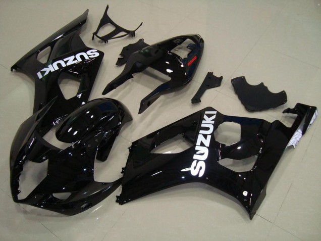 Billige Glänzend Schwarz GSXR 1000 K3 2003-2004 Motorrad Verkleidungen Komplett Sets Billige Glänzend Schwarz GSXR 1000 K3 2003-2004 Motorrad Verkleidungen Komplett Sets