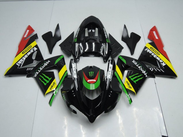 Billige Schwarz Gelbes Monster ZX10R 2003-2005 Motorrad Verkleidungen Billige Schwarz Gelbes Monster ZX10R 2003-2005 Motorrad Verkleidungen
