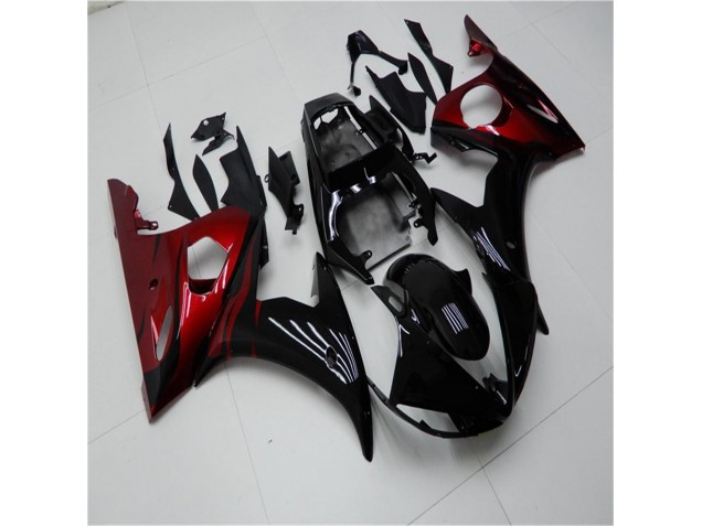 Billige Schwarz Rot R6 2003-2005 Motorrad Verkleidungen