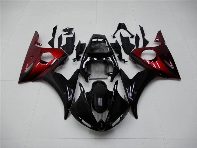 Billige Schwarz Rot R6 2003-2005 Motorrad Verkleidungen