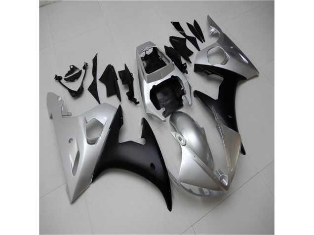 Billige Silber Schwarz R6 2003-2005 Motorrad Verkleidungen Billige Silber Schwarz R6 2003-2005 Motorrad Verkleidungen