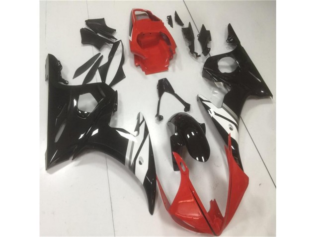 Billige Rot Schwarz Weiß R6 2003-2005 Motorrad Verkleidungen