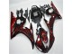 Billige Schwarz rote Flamme R6 2003-2005 Motorrad Verkleidungen