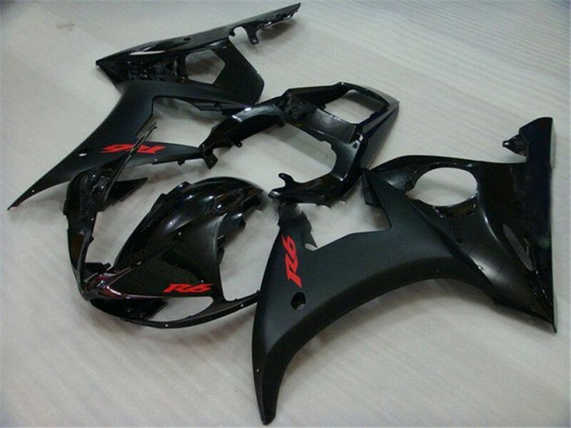 Billige Schwarz R6 2003-2005 Motorrad Vollverkleidung