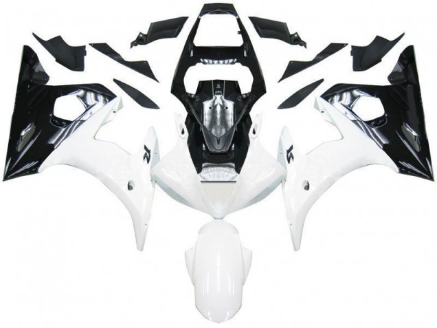 Billige Schwarz Weiß R6 2003-2005 Motorrad Verkleidungen