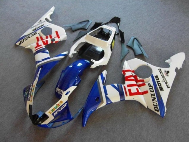 Billige Blau Weiß Fiat R6 2003-2005 Motorrad Verkleidungen