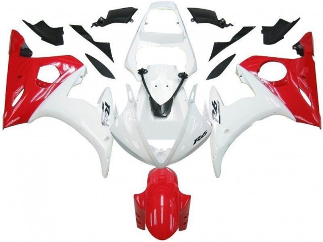 Billige Weiß Rot R6 2003-2005 Motorrad Verkleidungen