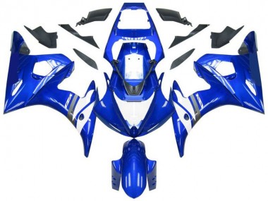 Billige Blau Weiß R6 2003-2005 Motorrad Verkleidungen & Plastik