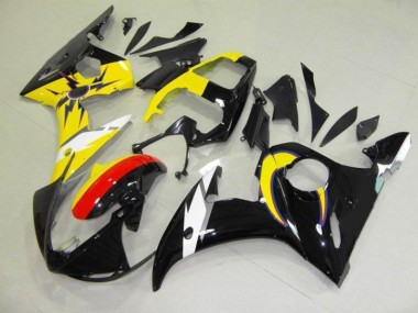 Billige Mond Schwarz Gelb R6 2003-2005 Motorrad Verkleidungen