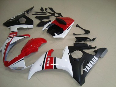 Billige Rot Weiß Matt Schwarz R6 2003-2005 Motorrad Verkleidungen