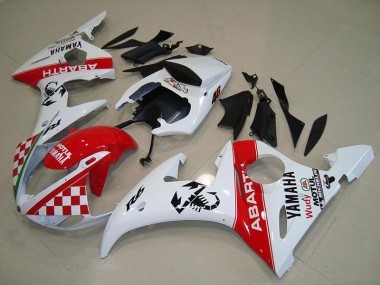 Billige Rot Weiß R6 2003-2005 Motorrad Verkleidung