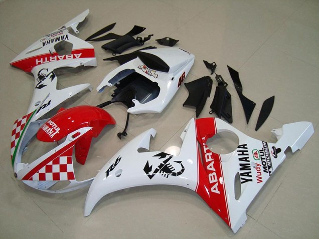 Billige Rot Weiß R6 2003-2005 Motorrad Verkleidung