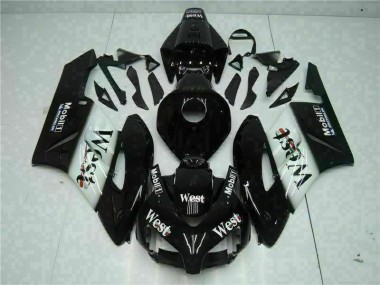 Billige Schwarz West CBR 1000 RR 2004-2005 Motorrad Verkleidungen