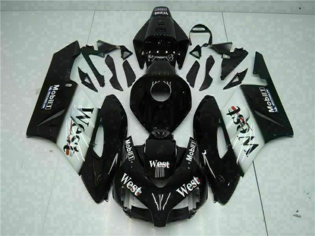 Billige Schwarz West CBR 1000 RR 2004-2005 Motorrad Verkleidungen Billige Schwarz West CBR 1000 RR 2004-2005 Motorrad Verkleidungen