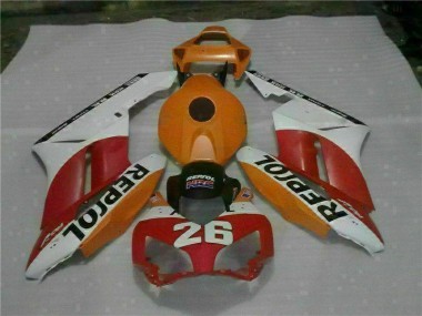 Billige Orange Rot Repsol 26 CBR 1000 RR 2004-2005 Motorrad Verkleidungen