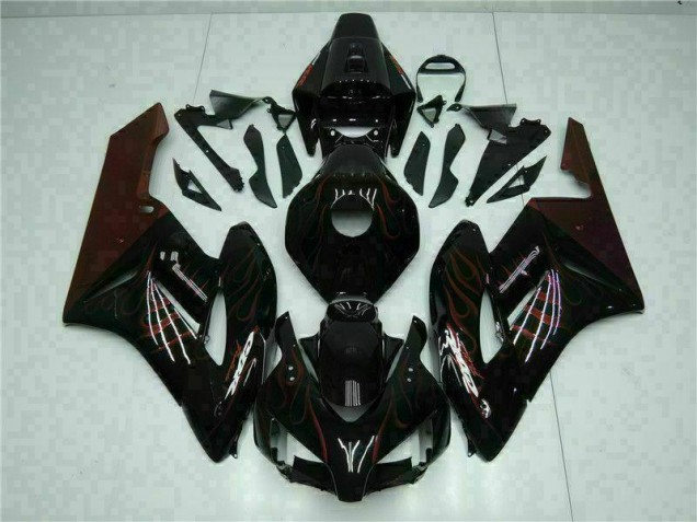 Billige Rot Flamme CBR 1000 RR 2004-2005 Motorrad Verkleidungen Billige Rot Flamme CBR 1000 RR 2004-2005 Motorrad Verkleidungen