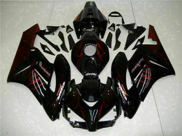 Billige Rot Flamme Schwarz CBR 1000 RR 2004-2005 Motorrad Verkleidungen Billige Rot Flamme Schwarz CBR 1000 RR 2004-2005 Motorrad Verkleidungen