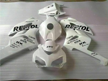 Billige Weiß Schwarz Repsol CBR 1000 RR 2004-2005 Motorrad Verkleidungen