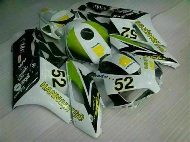 Billige Weiß Grün Hannspree 52 CBR 1000 RR 2004-2005 Motorrad Verkleidungen Billige Weiß Grün Hannspree 52 CBR 1000 RR 2004-2005 Motorrad Verkleidungen